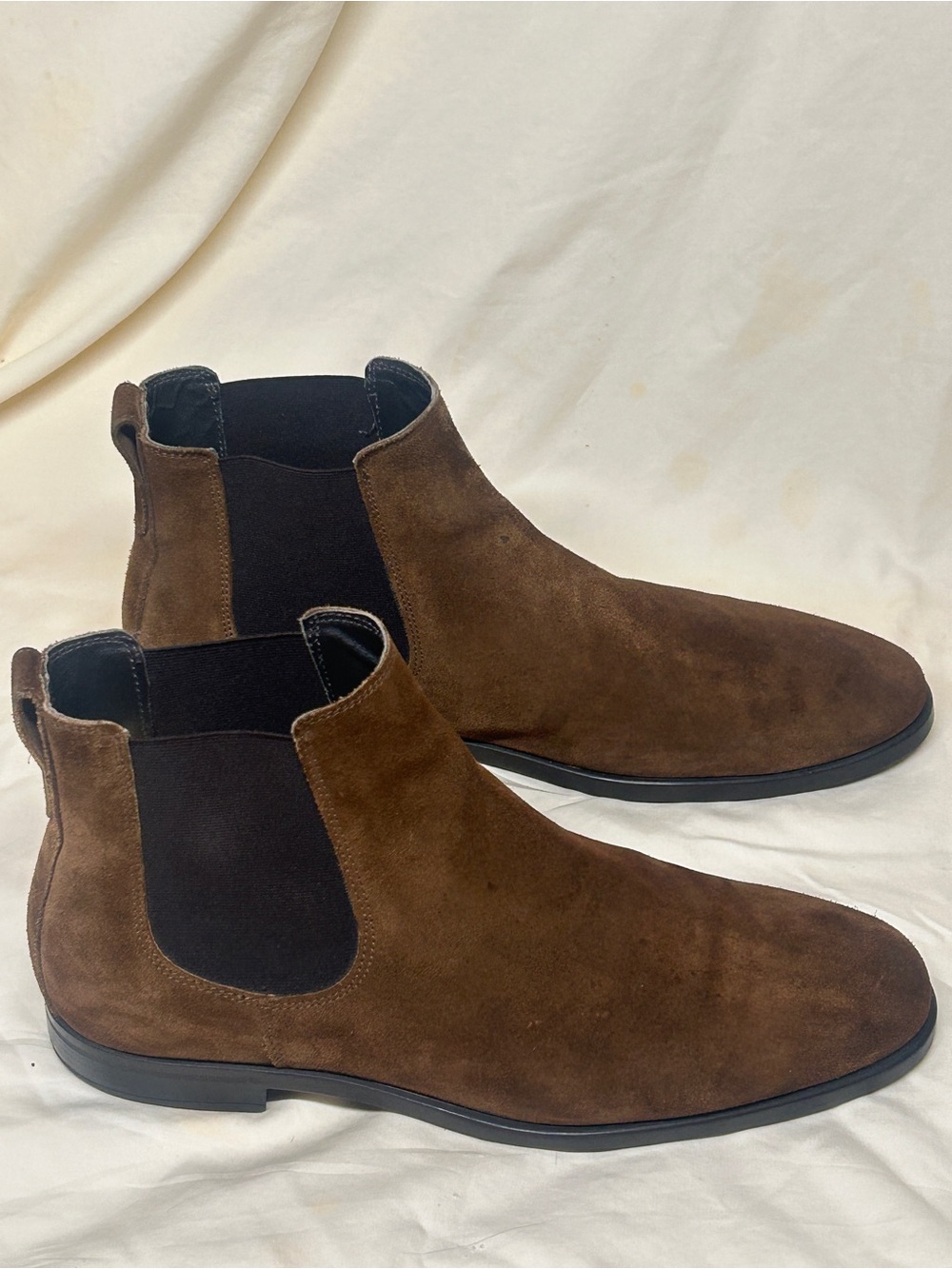 To Boot New York Men's Kelley Brown Suede Leather Chelsea Boot Size 10.5M